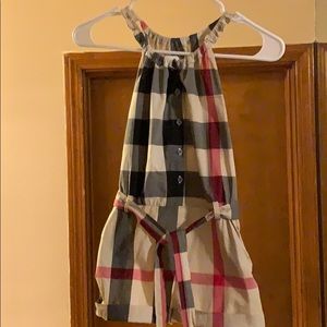 Girls Burberry romper